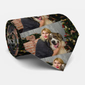 Aangepaste familiefoto stropdas (Opgerold)