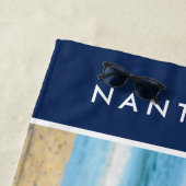 Aangepaste familiefoto Zomer Keepsake Gift Strandlaken (In situ)