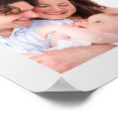 Aangepaste familiefotocollage vierkant frame met 4 poster (Hoek)