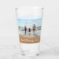Aangepaste familiefotoglas - Beste familie ooit