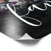 Aangepaste familiefotografie zwarte Abstracte over Foto Afdruk (Hoek)