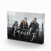 Aangepaste familiefotografie zwarte Abstracte over Fotoblokken (Rechts)