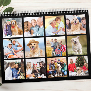 Aangepaste Familiefoto's Modern Creëer You Own 202 Kalender
