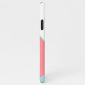 Aangepaste Familiefoto's op Geometrisch Mozaïekpat iPhone Hoesje (Rechterkant)