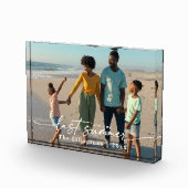 Aangepaste familieherinneringen op een dag afgelop fotoblokken (Rechts)