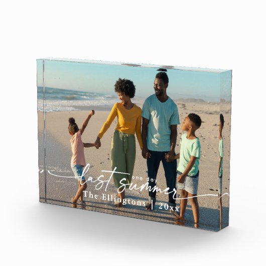 Aangepaste familieherinneringen op een dag afgelop fotoblokken (Rechts)