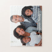 Aangepaste familiekinderen Kinder foto personalise Legpuzzel (Verticaal)