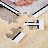 Aangepaste familienaam 8 Foto Collage Legpuzzel (Zijkant)