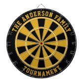Aangepaste familienaam aangepast dartboard dartbord (Voorkant)