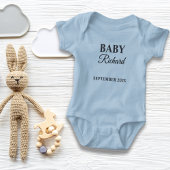 Aangepaste familienaam Achternaam baby Geboorte Romper