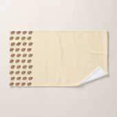 Aangepaste familienaam blad serene savanne bad handdoek (Handdoek)