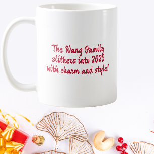 Aangepaste familienaam Chinees Nieuwjaar Koffiemok
