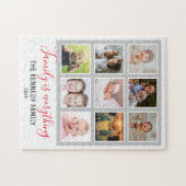 Aangepaste familienaam Citaat 9 Foto Collage Legpuzzel (Horizontaal)