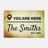 Aangepaste familienaam deurmat (Voorkant)