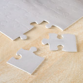 Aangepaste familienaam en 4 foto's legpuzzel (Zijkant)