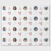 Aangepaste familienaam en 5 foto-inkuilpakje met k cadeaupapier (Vlak)