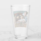 Aangepaste familienaam en foto glas (Achterkant)