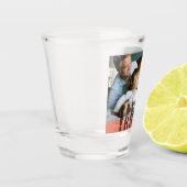 Aangepaste familienaam en foto shot glas (Links)