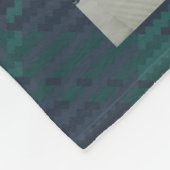 Aangepaste familienaam en fotocollage fleece deken (Hoek)