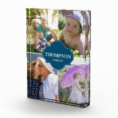 Aangepaste familienaam en foto's blauwe kleur (Rechts)