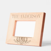 Aangepaste familienaam gepersonaliseerd gegraveerde lijstjes (Links)