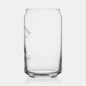 Aangepaste Familienaam Kerstboom Boerderij Retro Blikvorm Glas (Links)