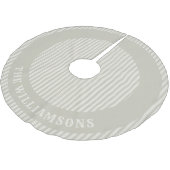 Aangepaste familienaam Kerstboom rok (Gekanteld)