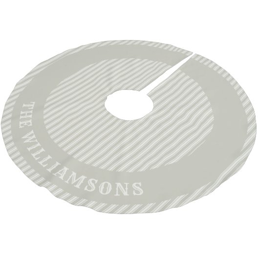 Aangepaste familienaam Kerstboom rok (Gekanteld)