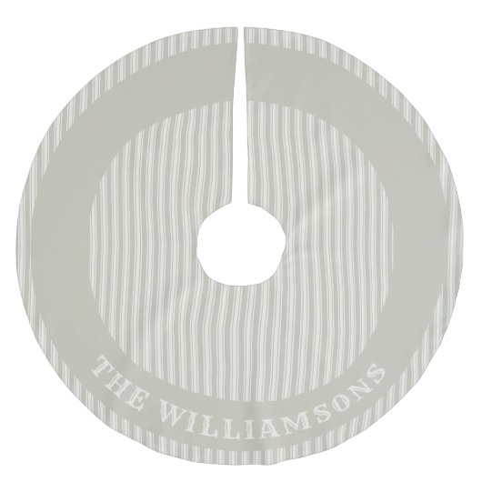 Aangepaste familienaam Kerstboom rok (Voorkant)