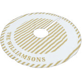 Aangepaste familienaam Kerstboom rok (Gekanteld)