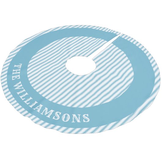 Aangepaste familienaam Kerstboom rok (Gekanteld)