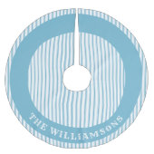 Aangepaste familienaam Kerstboom rok (Voorkant)