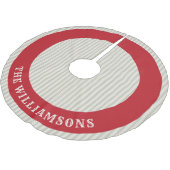 Aangepaste familienaam Kerstboom rok (Gekanteld)