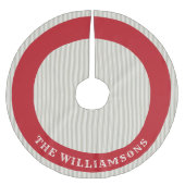 Aangepaste familienaam Kerstboom rok (Voorkant)