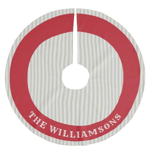 Aangepaste familienaam Kerstboom rok (Voorkant)