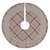 Aangepaste familienaam Kerstboom rok (Voorkant)