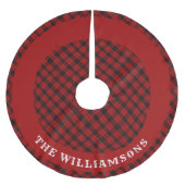 Aangepaste familienaam Kerstboom rok (Voorkant)