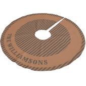 Aangepaste familienaam Kerstboom rok (Gekanteld)