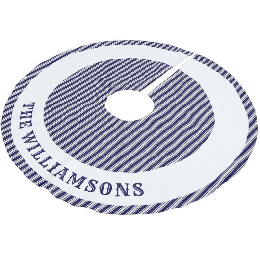 Aangepaste familienaam Kerstboom rok (Gekanteld)