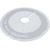 Aangepaste familienaam Kerstboom rok (Gekanteld)