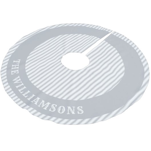 Aangepaste familienaam Kerstboom rok (Gekanteld)