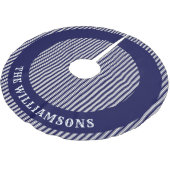 Aangepaste familienaam Kerstboom rok (Gekanteld)