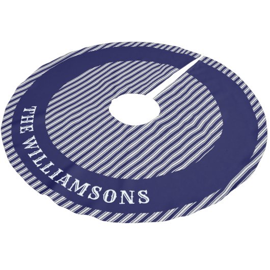 Aangepaste familienaam Kerstboom rok (Gekanteld)