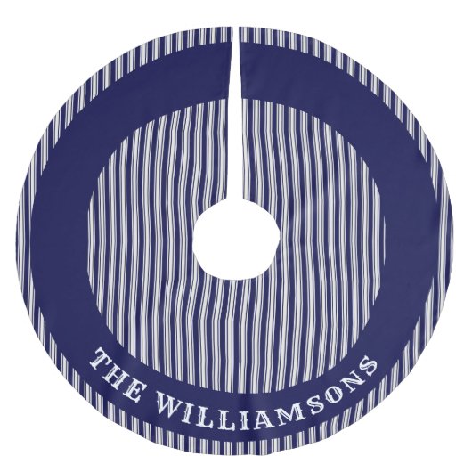 Aangepaste familienaam Kerstboom rok (Voorkant)