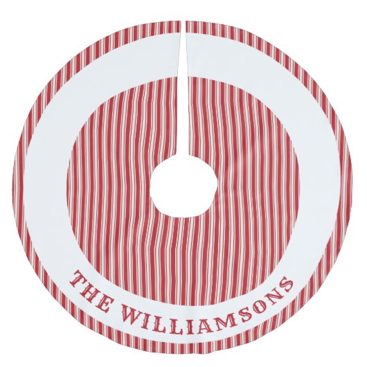 Aangepaste familienaam Kerstboom rok (Voorkant)