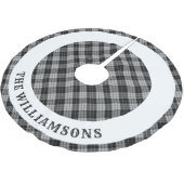 Aangepaste familienaam Kerstboom rok (Gekanteld)