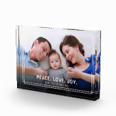Aangepaste familienaam Naam foto Modern Minimal Ke (Rechts)