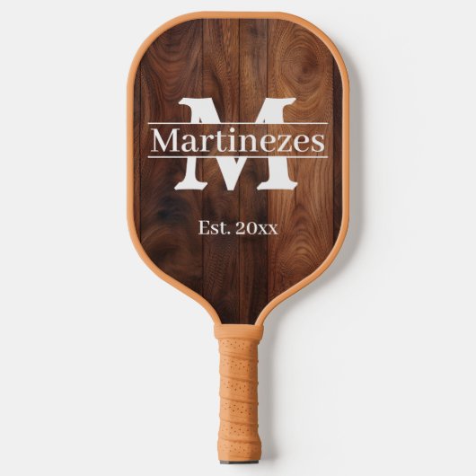 Aangepaste familienaam pickleball paddle (Voorkant)