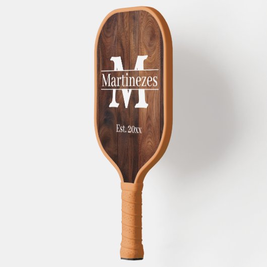 Aangepaste familienaam pickleball paddle (Links)