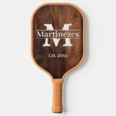 Aangepaste familienaam pickleball paddle (Achterkant)